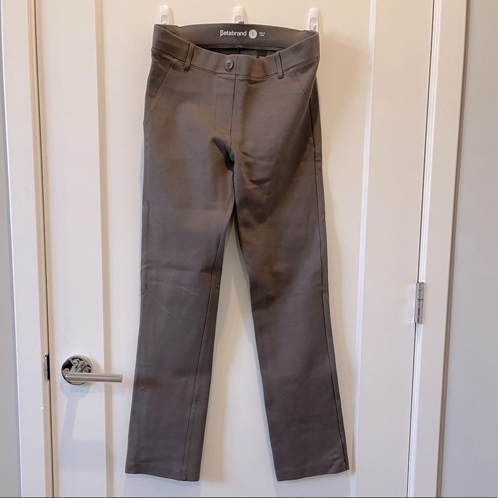 Betabrand brown dress pants yoga pants